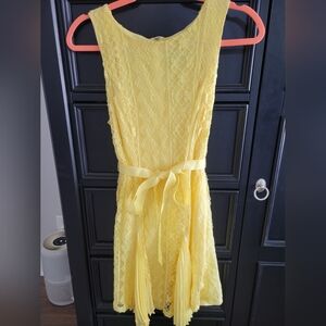 Disney Yellow Lace Kids Dress